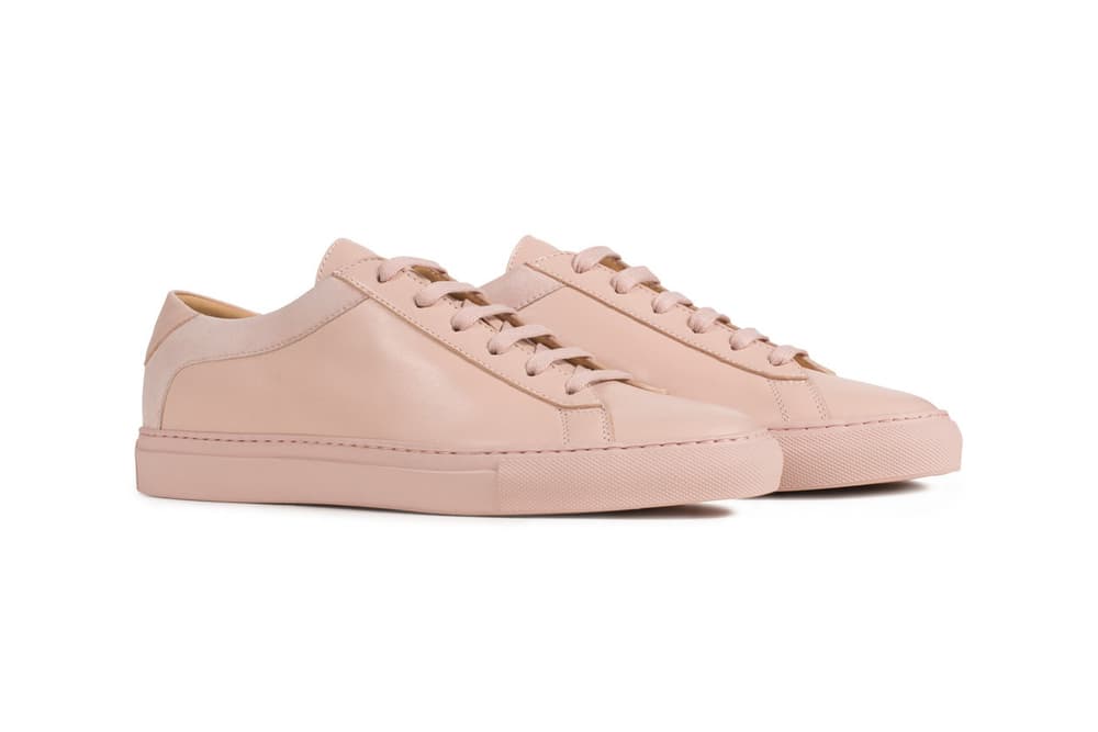 Koio Collective 2017 Spring Sneakers Pink Yellow Grey