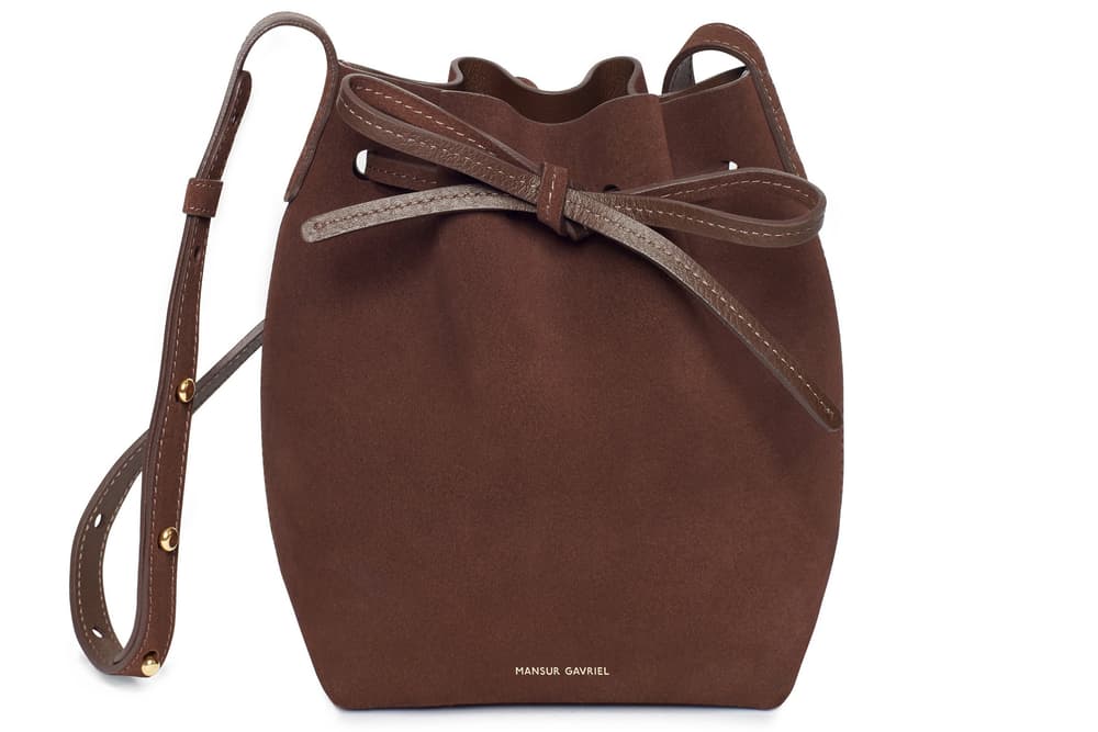 Mansur Gavriel Mini Mini Bucket Bag Suede