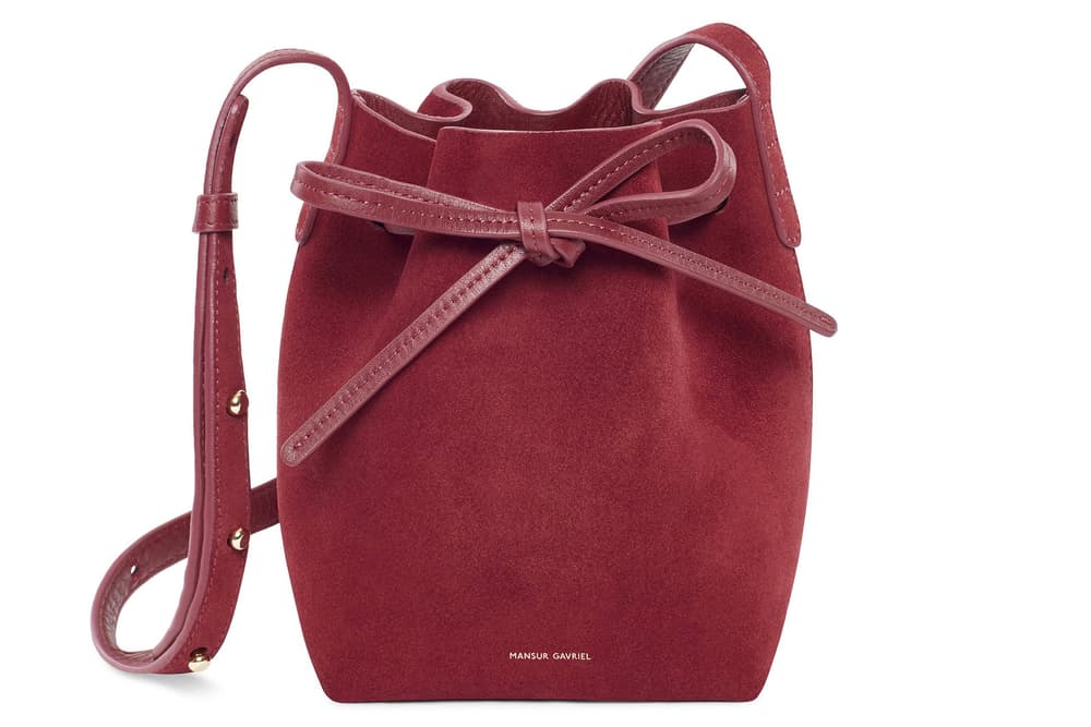 Mansur Gavriel Mini Mini Bucket Bag Suede