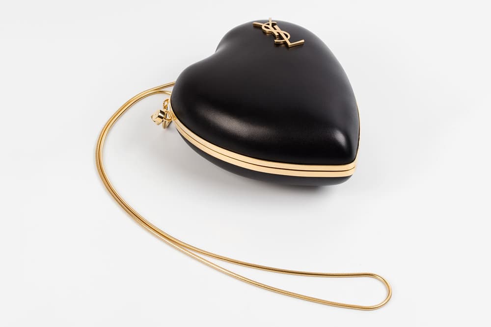 Saint Laurent 2017 Spring Summer Love Clutch Heart Box Bag