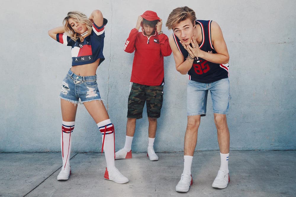 Sofia Richie Lucky Blue Smith Anwar Hadid Tommy Hilfiger Jeans 2017 Spring Campaign