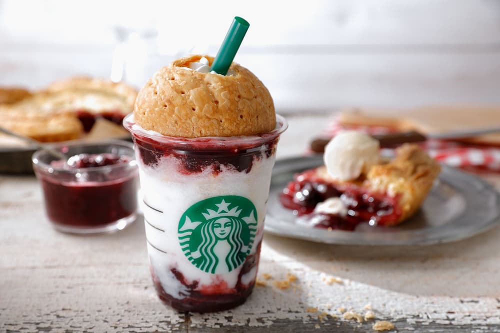 Starbucks Japan Cherry Pie Frappuccino