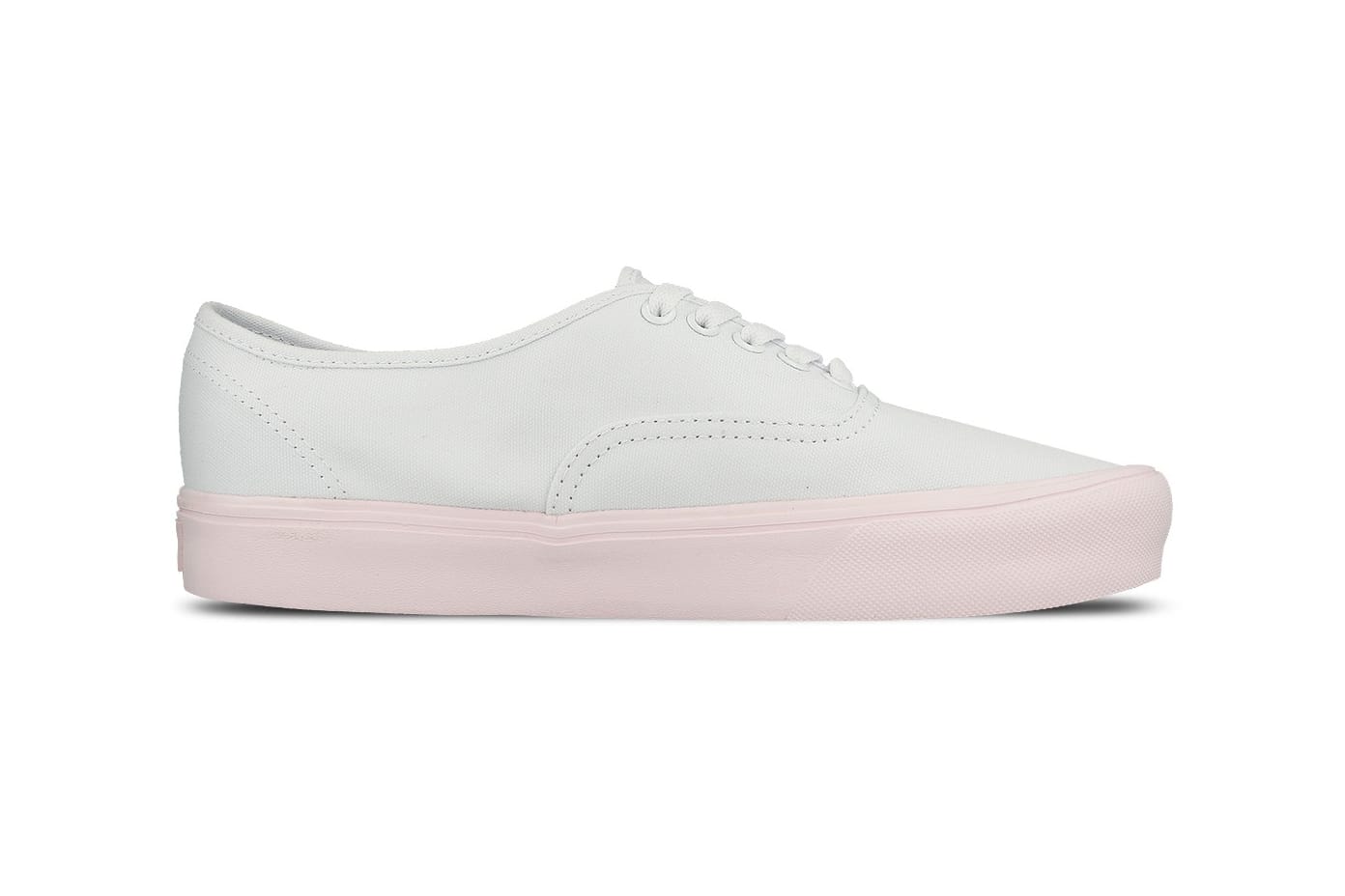 vans authentic lite sneakers with pink pop sole
