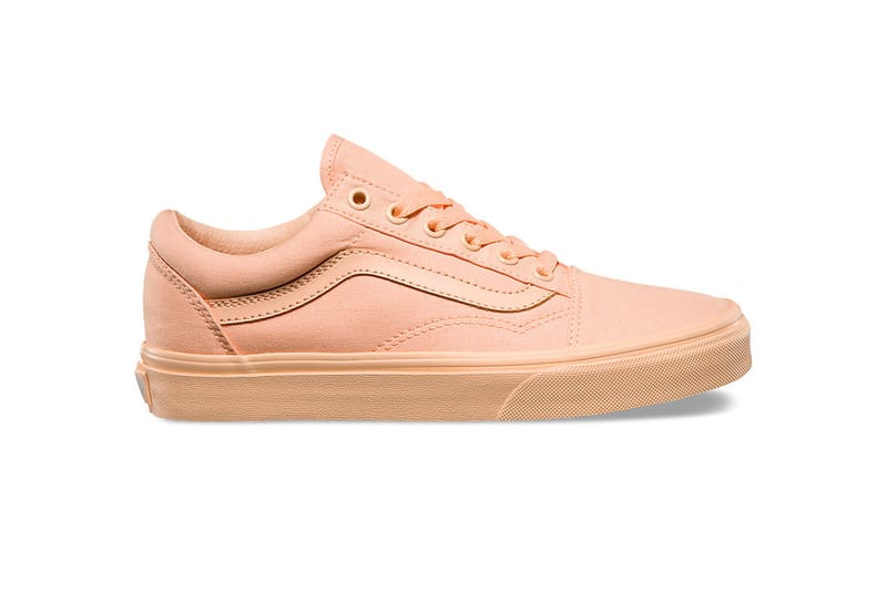 pastel orange vans