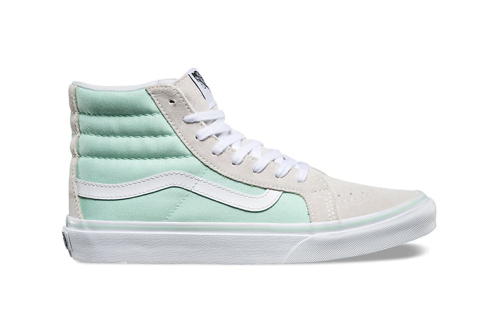 Vans Minty Bay Blue Sk8-Hi Authentic Slip-On