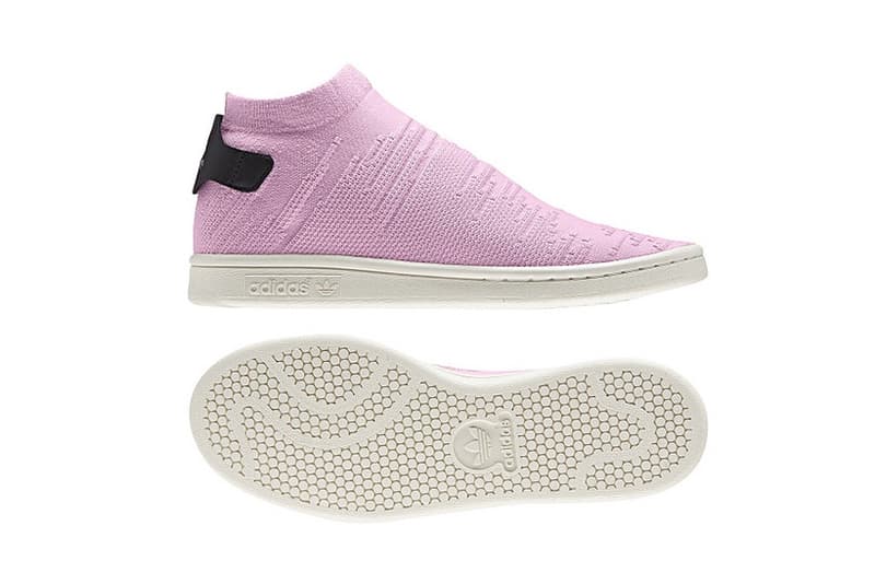 adidas Originals Stan Smith Sock Primeknit White Pink