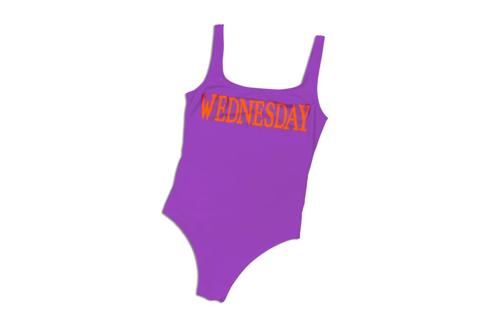 Alberta Ferretti Day of the Week Rainbow Swimsuits