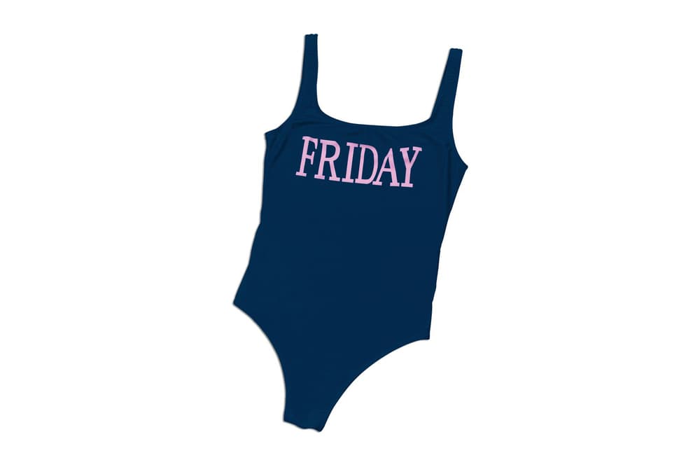 Alberta Ferretti Day of the Week Rainbow Swimsuits