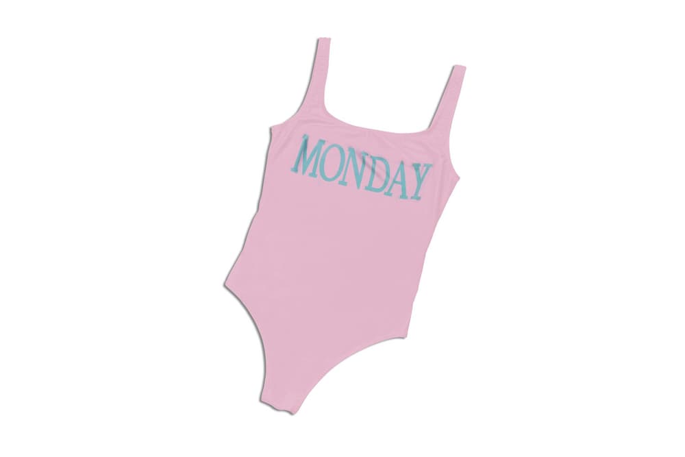 Alberta Ferretti Day of the Week Rainbow Swimsuits