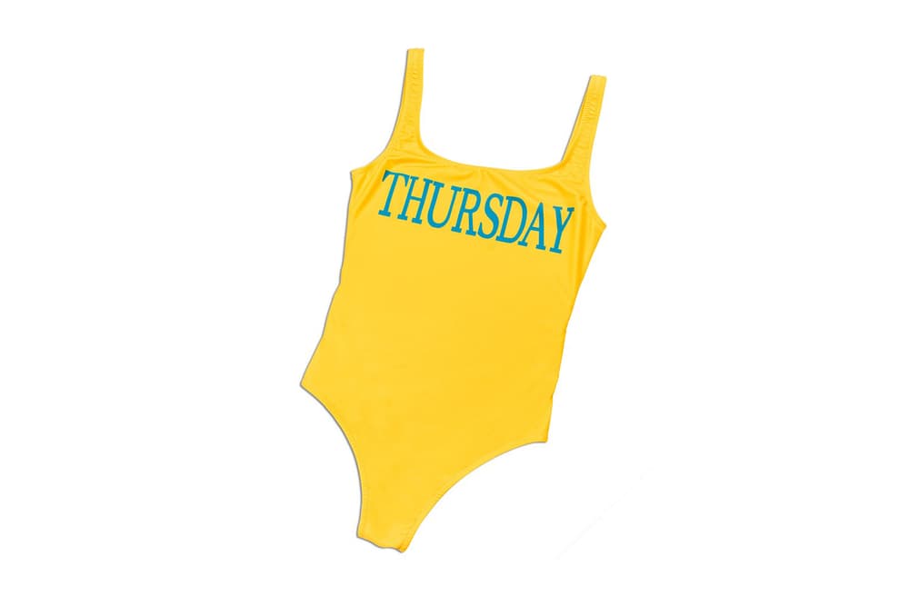 Alberta Ferretti Day of the Week Rainbow Swimsuits