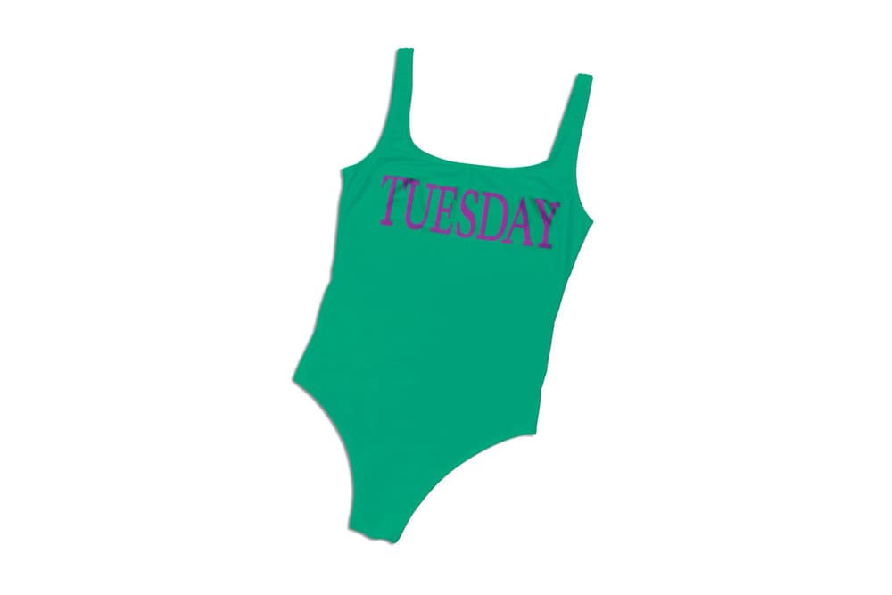 Alberta Ferretti Day of the Week Rainbow Swimsuits