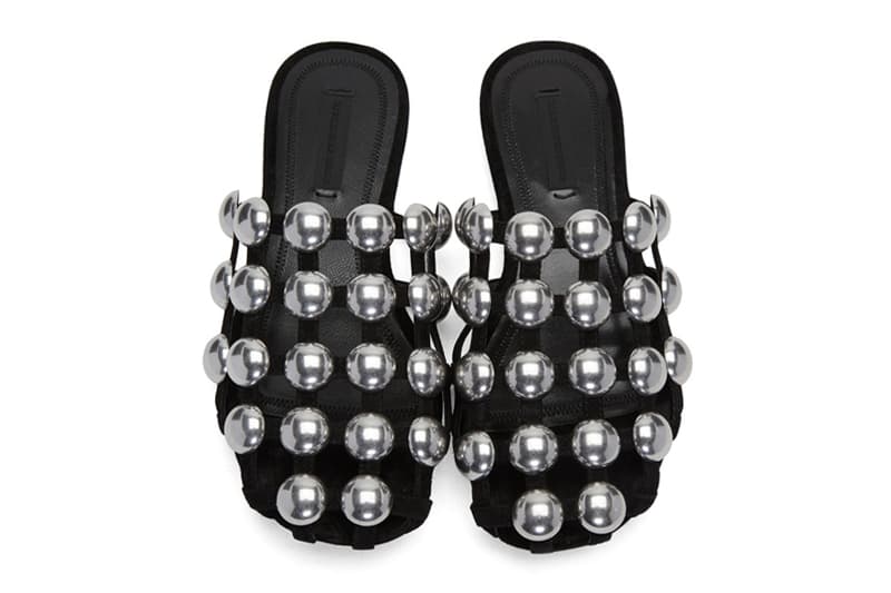 Alexander Wang Amelia Sandal Black Leather Suede