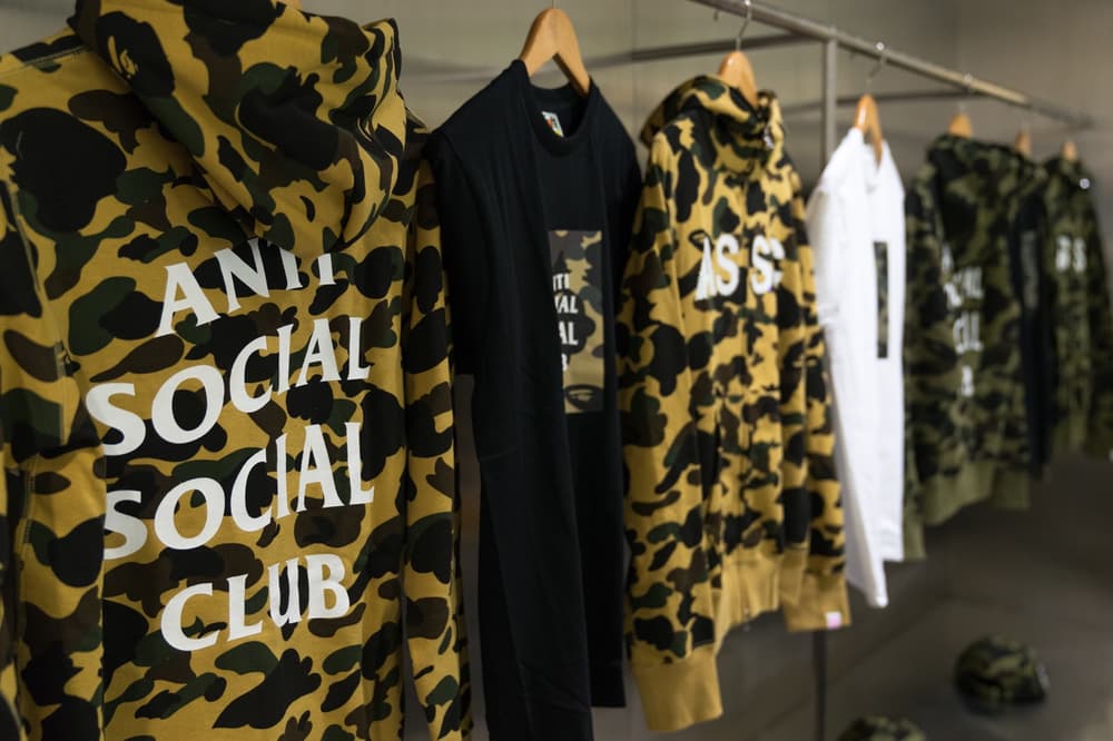 Anti Social Social Club BAPE Collection Launch Collaboration NYC New York City
