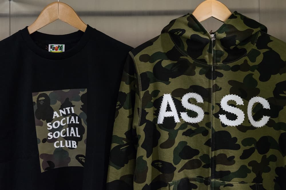 Anti Social Social Club BAPE Collection Launch Collaboration NYC New York City