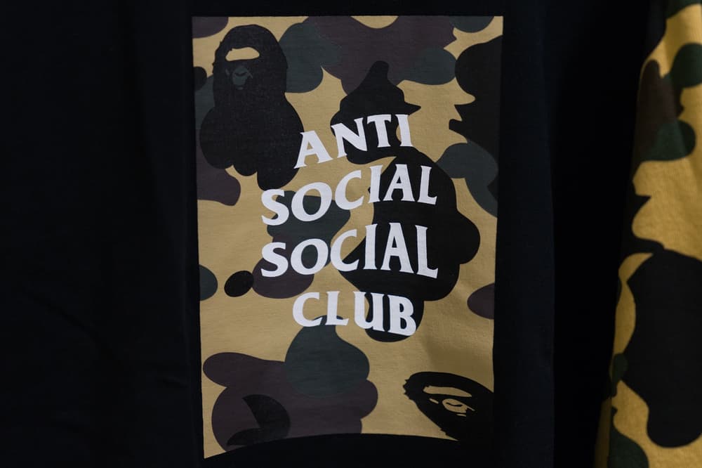 Anti Social Social Club BAPE Collection Launch Collaboration NYC New York City