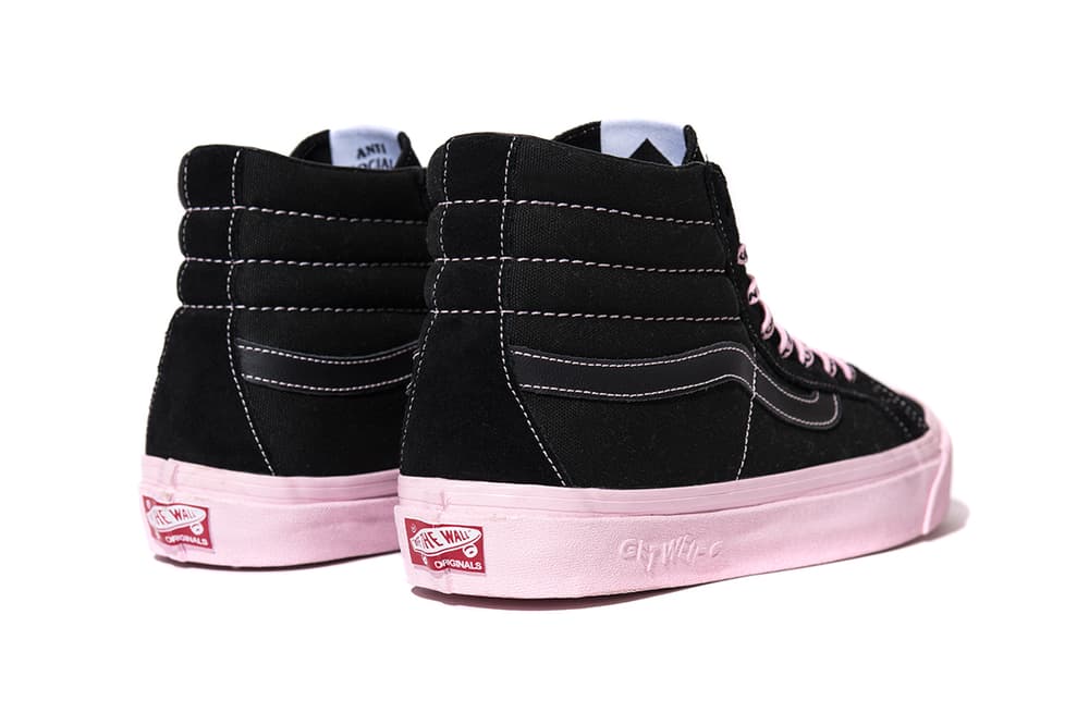 Anti Social Social Club x Vans x DSM Sk8-Hi Authentic Pink
