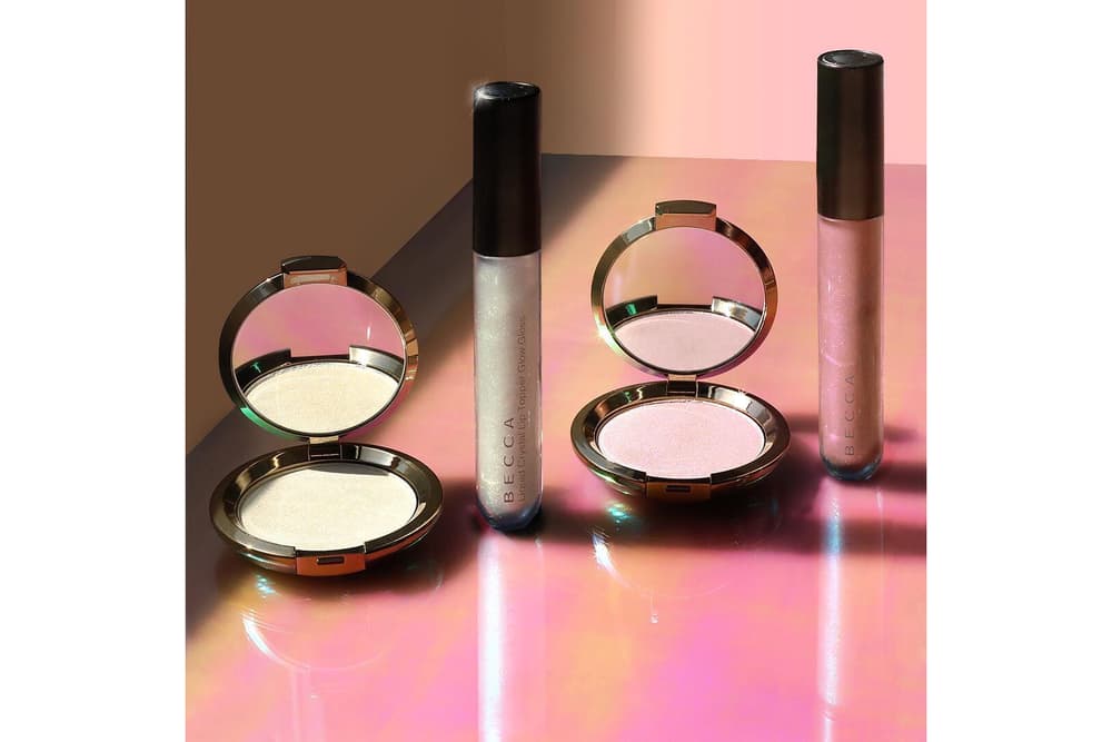 becca cosmetics holographic collection Light Chaser Highlighters and Liquid Crystal Lip Toppers
