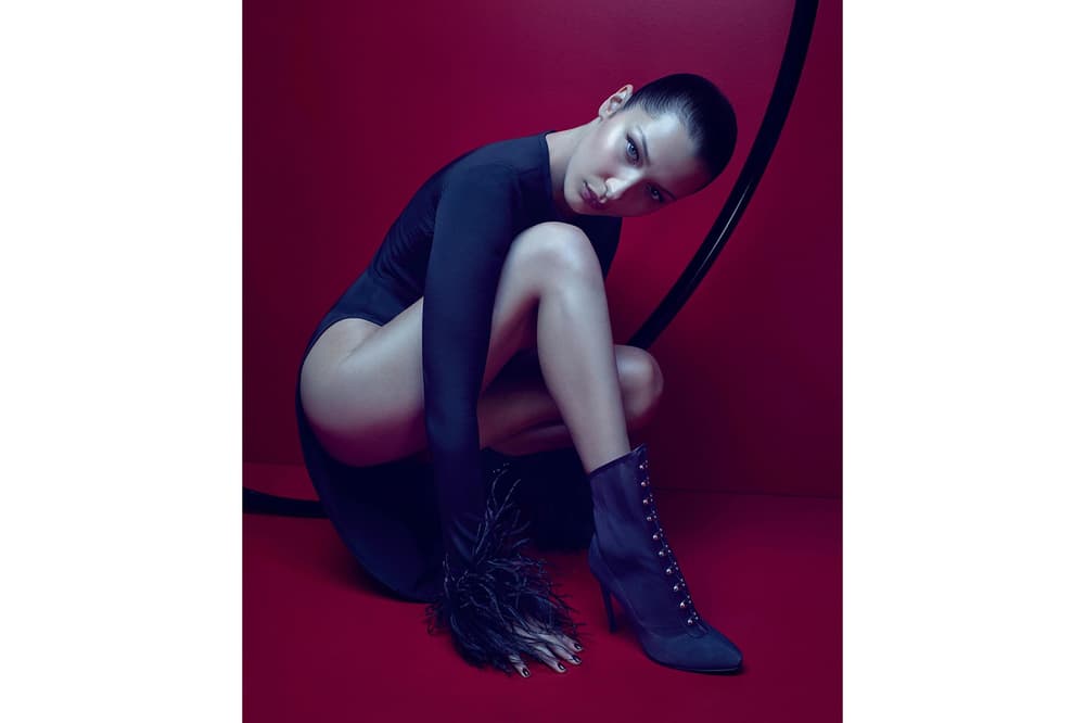 Bella Hadid Giuseppe Zanotti 2017 Fall Campaign