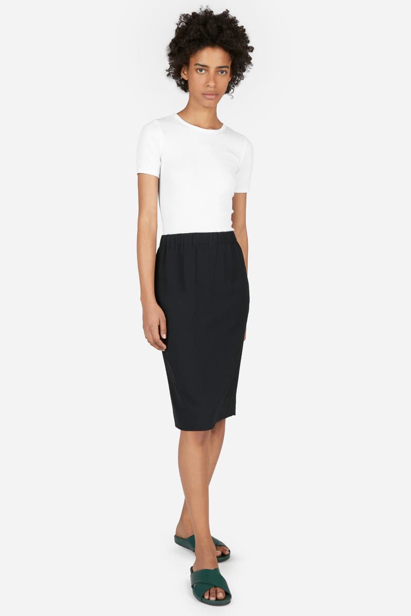 Everlane Micro Rib Tee Dress Tank Top Cami Minimalist Basic