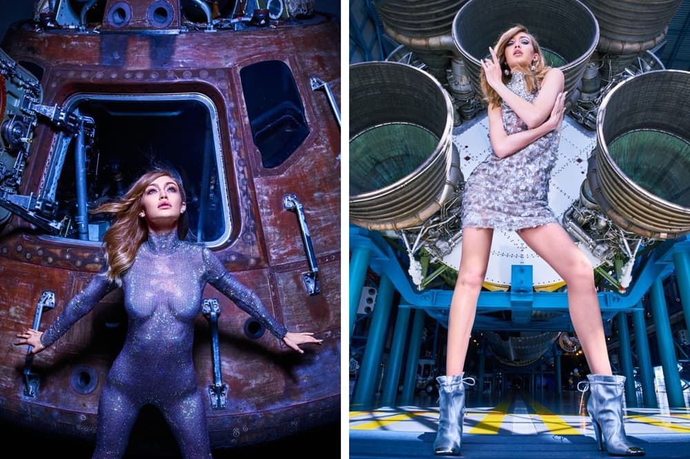 Gigi Hadid Harper's Bazaar 2017 June July Space Editorial