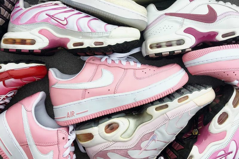 millennial pink sneakers
