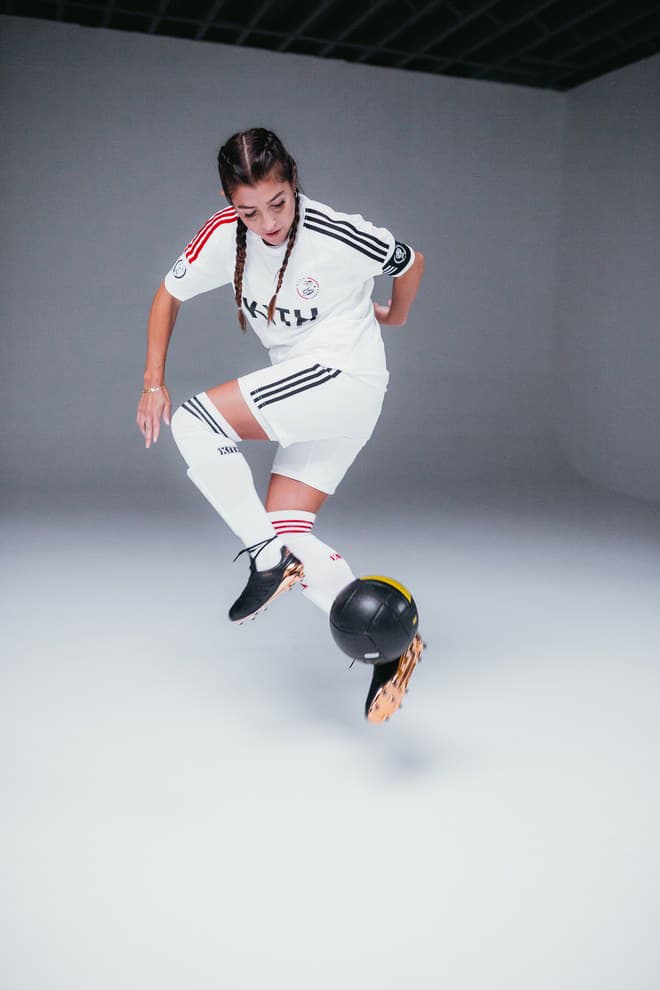 kith adidas soccer sportswear ronnie fieg florencia galarza