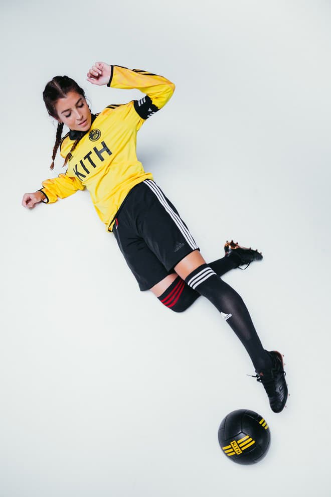 kith adidas soccer sportswear ronnie fieg florencia galarza