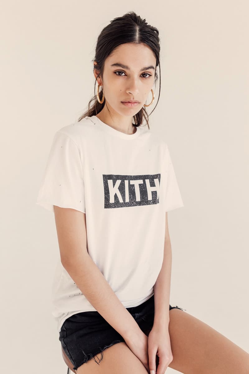 KITH Women Distressed Logo Tee Program