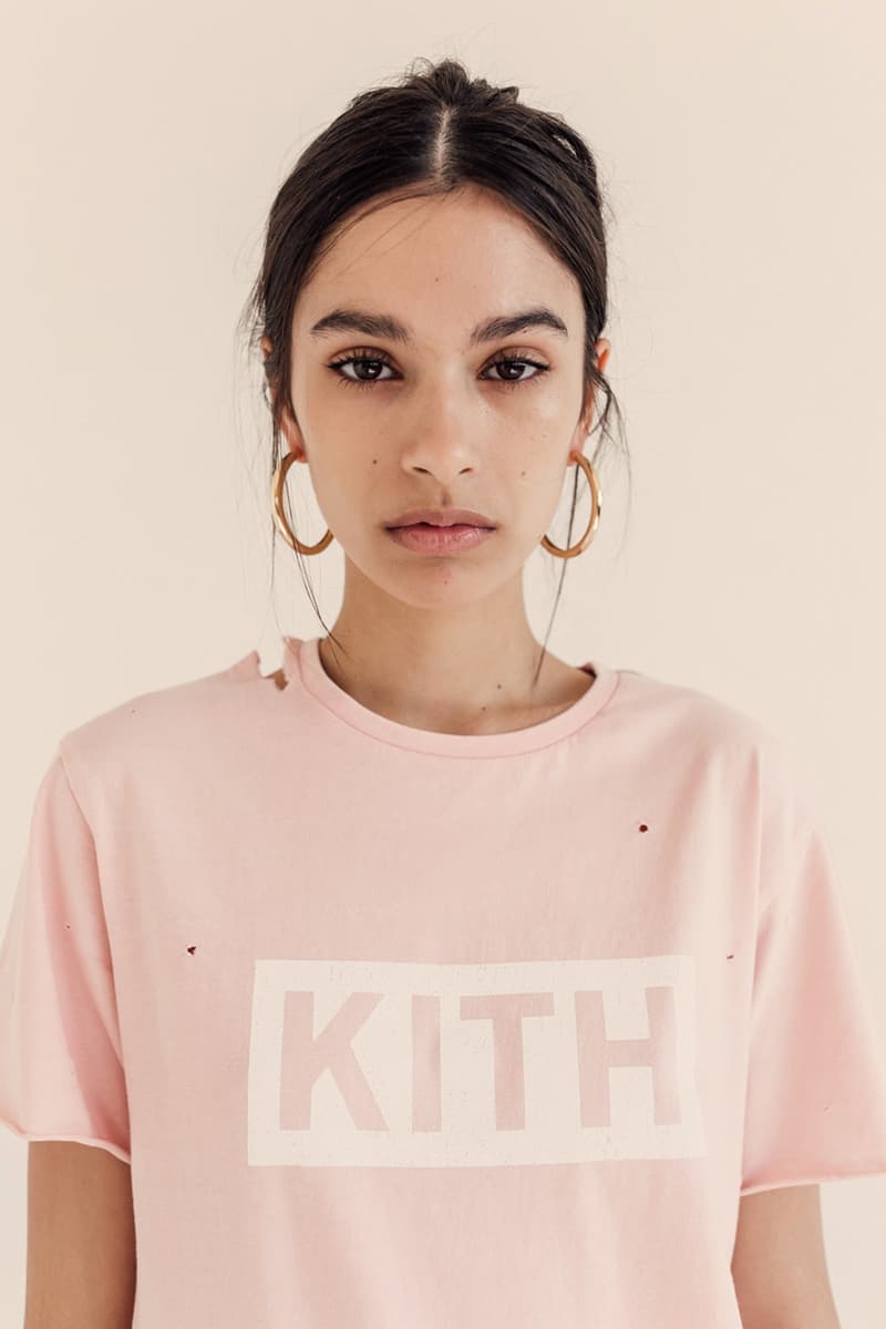 KITH Women Distressed Logo Tee Program