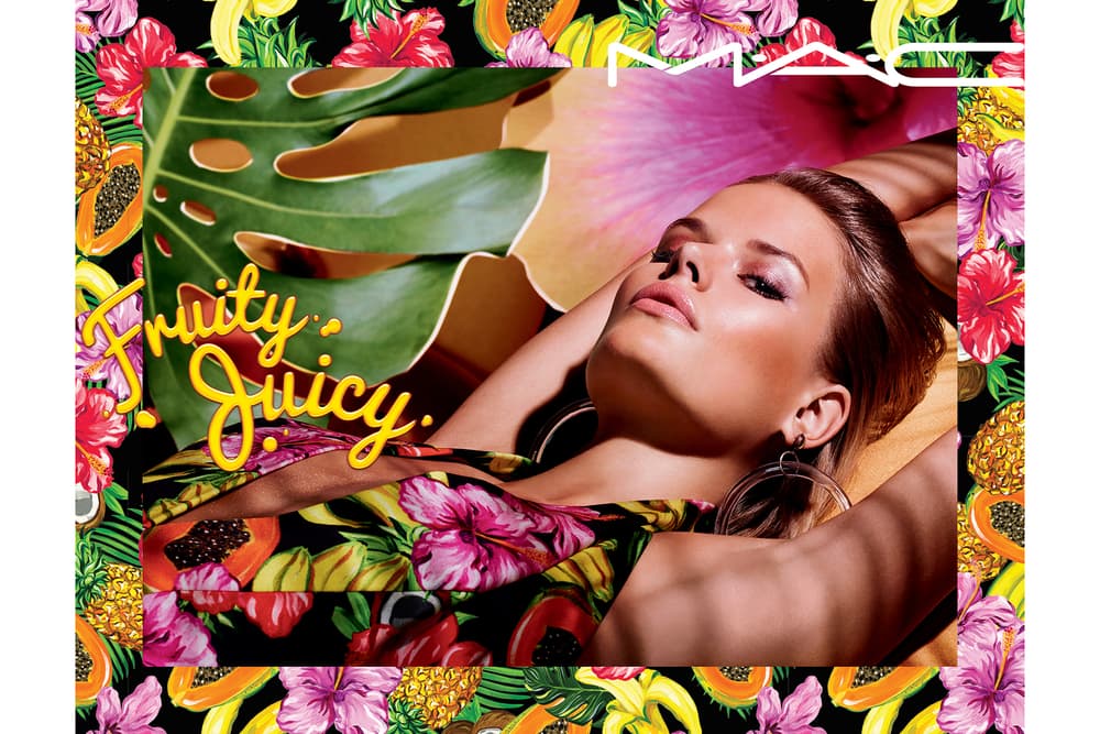 MAC tropical FRUITY JUICY Collection bronzer lipstick lipgloss makeup