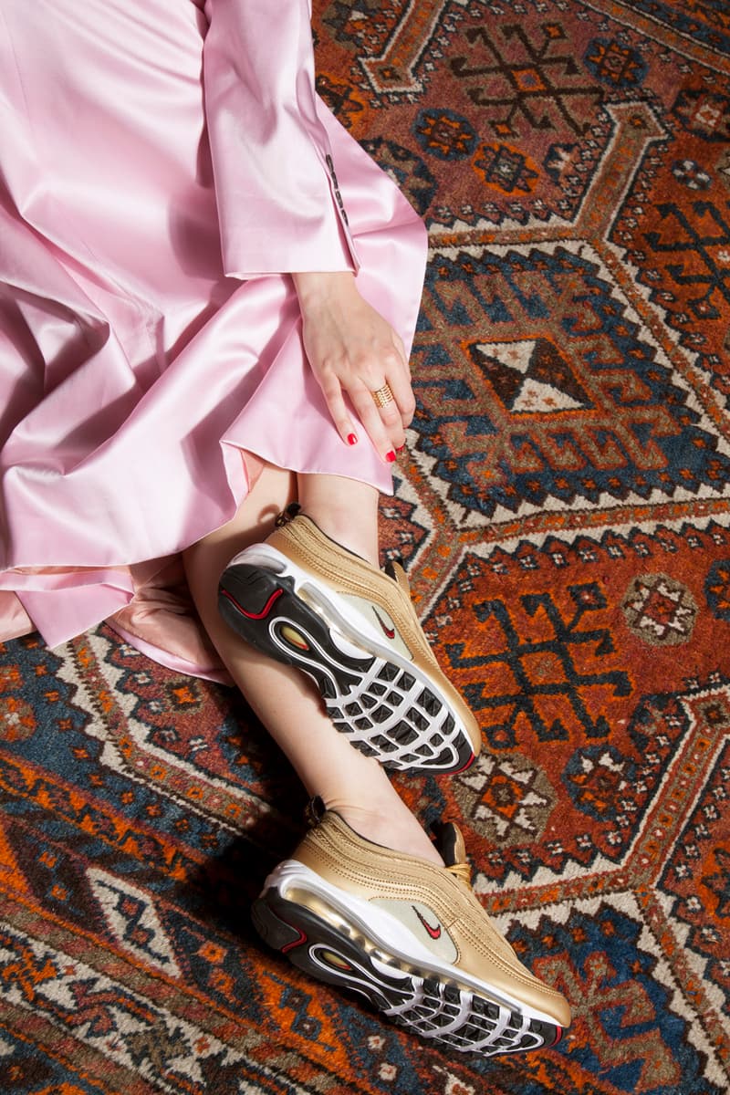 Nike Air Max 97 Metallic Gold Jewelry Editorial NSS Magazine