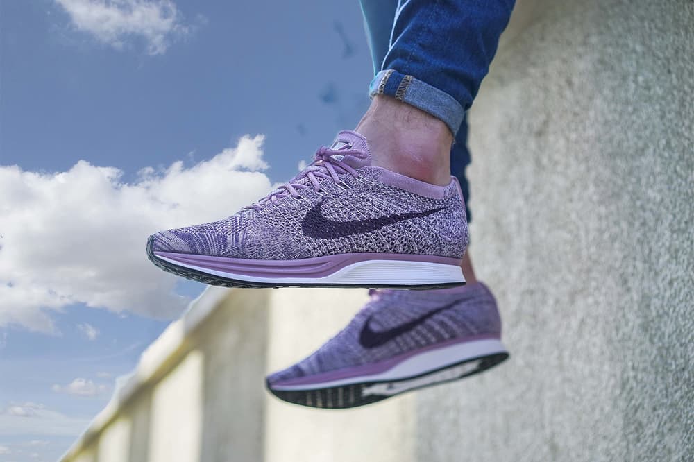 Nike Flyknit Racer Macaron Pack On Feet