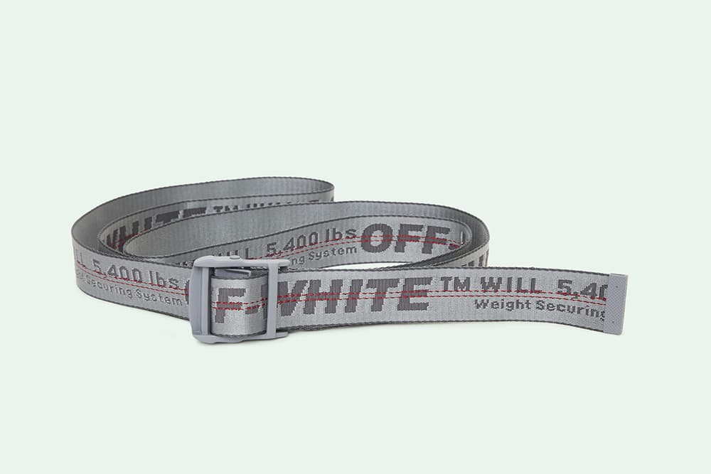 OFF-WHITE Industrial Belt Virgil Abloh New Colorway Blue Green White