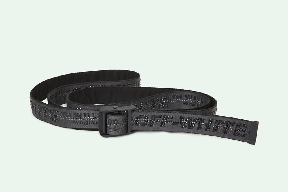 OFF-WHITE Industrial Belt Virgil Abloh New Colorway Blue Green White