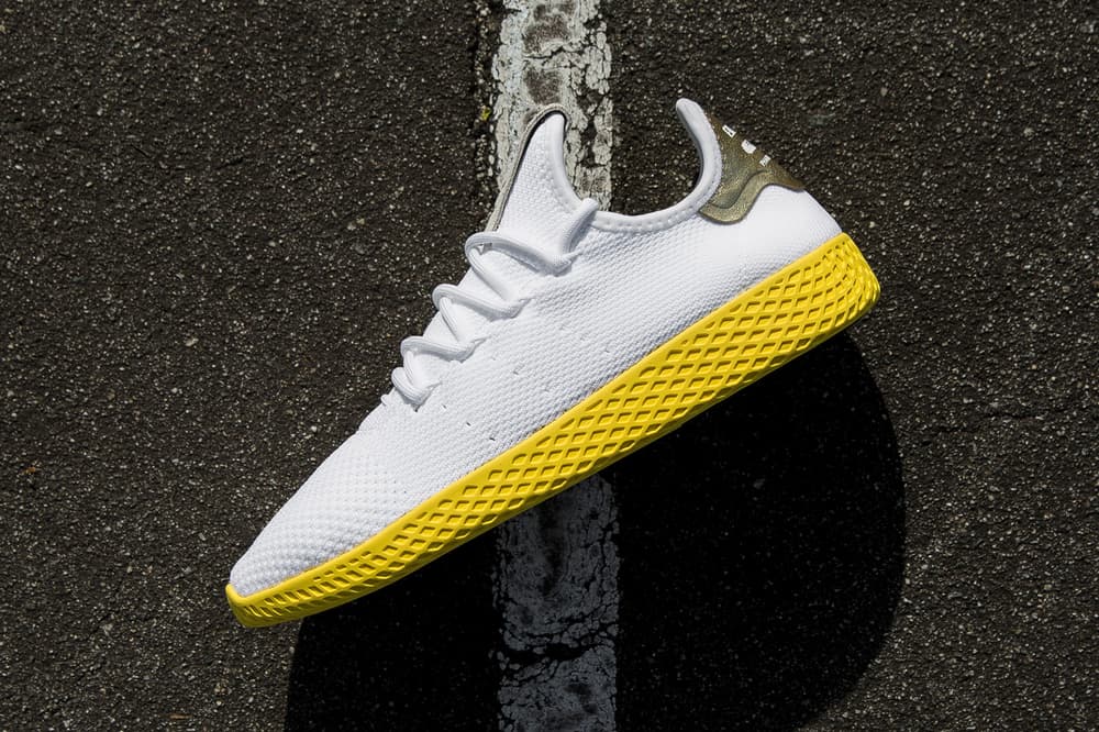 Pharrell Williams adidas Originals Hu Tennis Yellow Gold