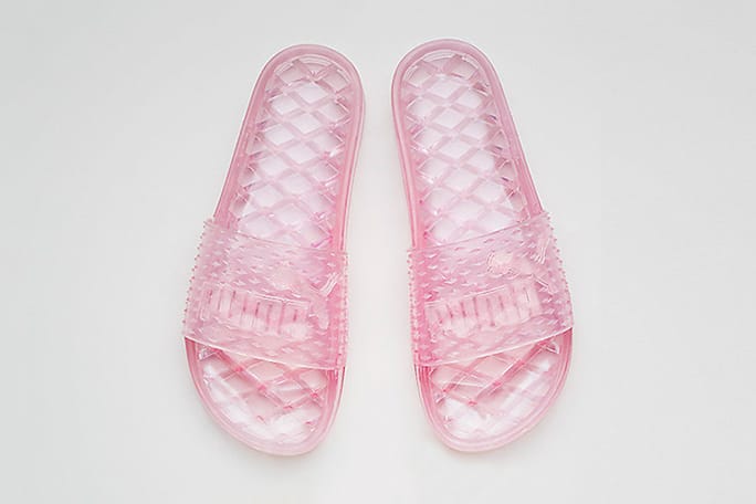 pink puma jelly slides