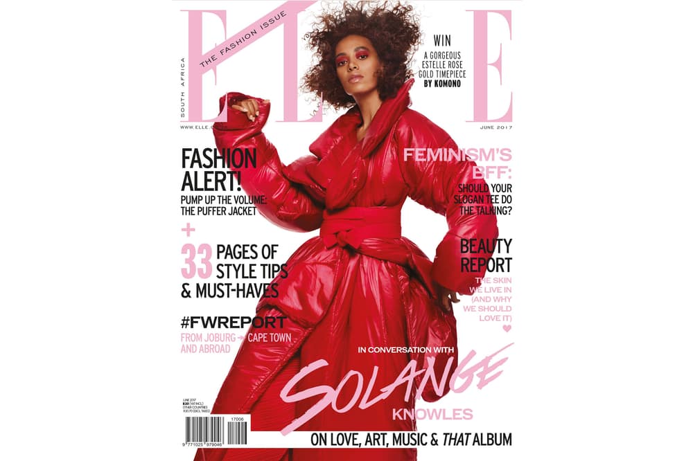 Solange ELLE South Africa 2017 June Fashion Issue