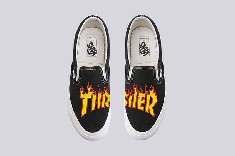 Thrasher x Vans Slip-On Collaboration