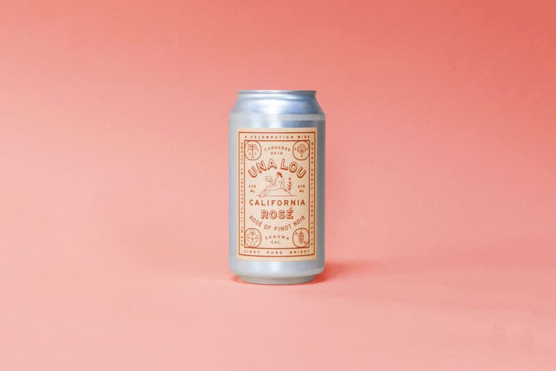 rose in a can scribe winery una lou rose wine