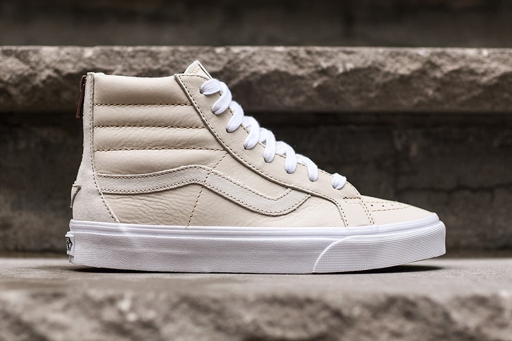 Vans Sk8-Hi Slim Zip DX White