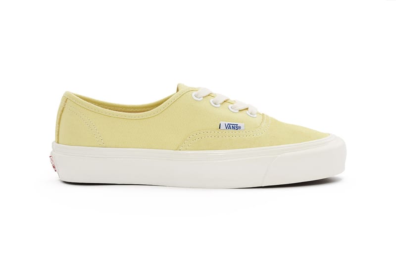light yellow vans