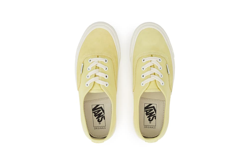 Vans Vault OG Authentic LX Chardonnay Sprout Green