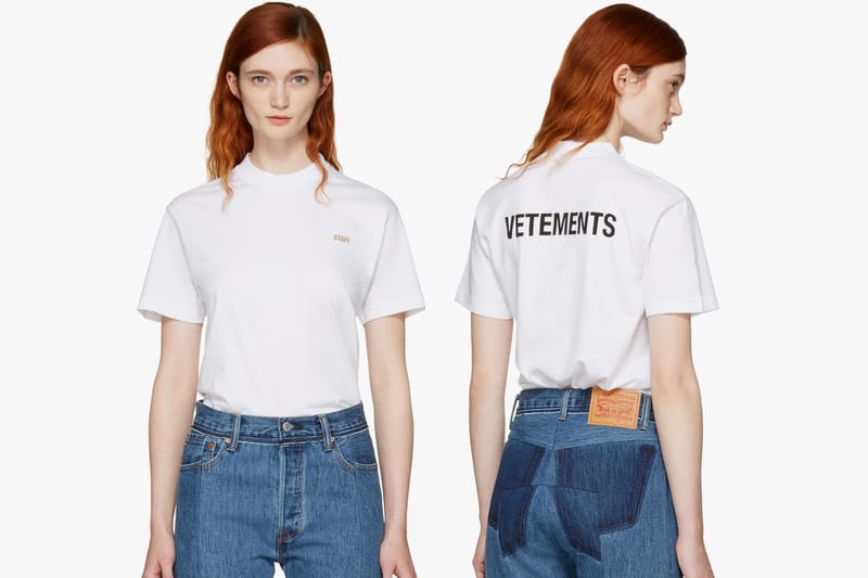 staff vetements t shirt