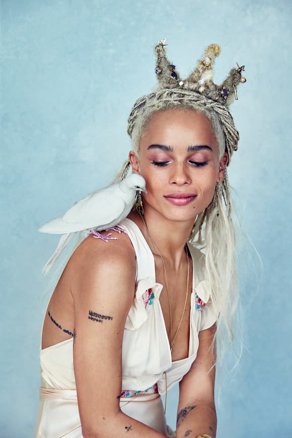 Zoë Kravitz Allure 2017 June Cover Twiggy Beauty Video
