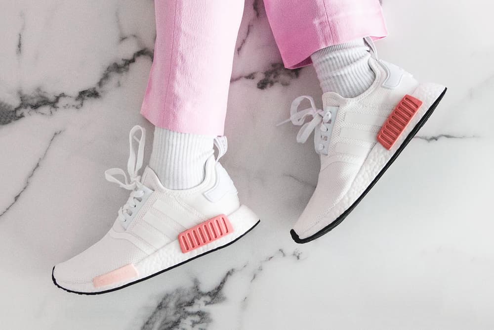 adidas Originals NMD R1 White Rose HBX HBXWM Pink