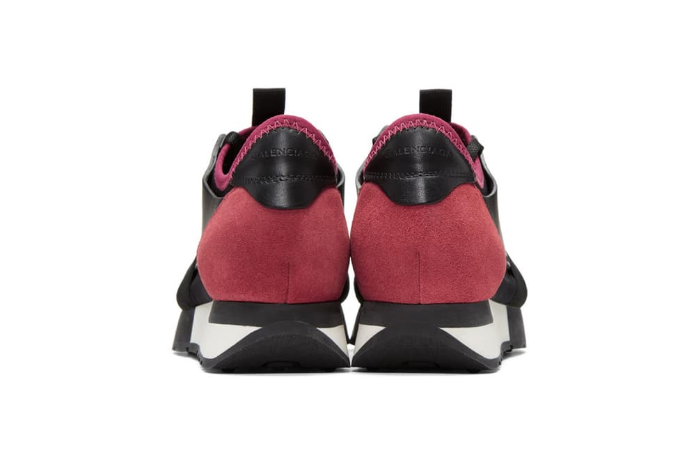 Balenciaga Black Pink Panelled Sneaker Demna Gvasalia Fuchsia