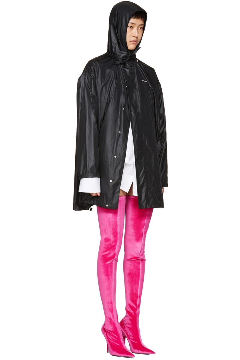 balenciaga over knee boots