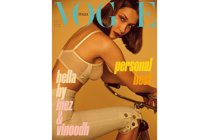 Bella Hadid Vogue Italia 2017 June Cover Natalie Westling Editorial