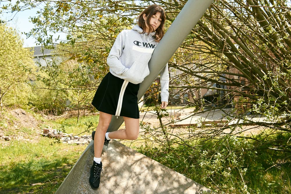 Wood Wood Champion collaboration capsule collection release menswear womenswear lookbook