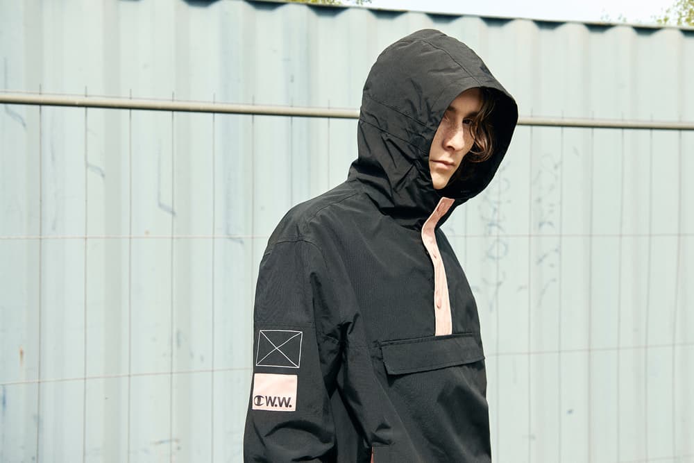 Wood Wood Champion collaboration capsule collection release menswear womenswear lookbook